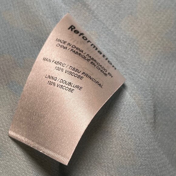 NWT Reformation Niara Floral Minidress, Size 10 - Picture 8 of 8